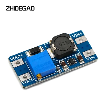 

MT3608 DC-DC Adjustable Step Up Converter Booster Power Supply Module Boost Step-Up Board MAX Output 28V 2A for Arduino