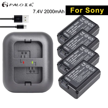 PALO 4Pcs 2000mAh NP-FW50 digital camera Battery + USB Dual Charger FW50 AKKU for Sony a6500/6300 A7SM2 RX10 II NEX-3/3N/5C/5T
PALO 4Pcs 2000mAh NP-FW50 digital camera Battery + USB Dual Charger FW50 AKKU for Sony a6500/6300 A7SM2 RX10 II NEX-3/3N/5C/5T