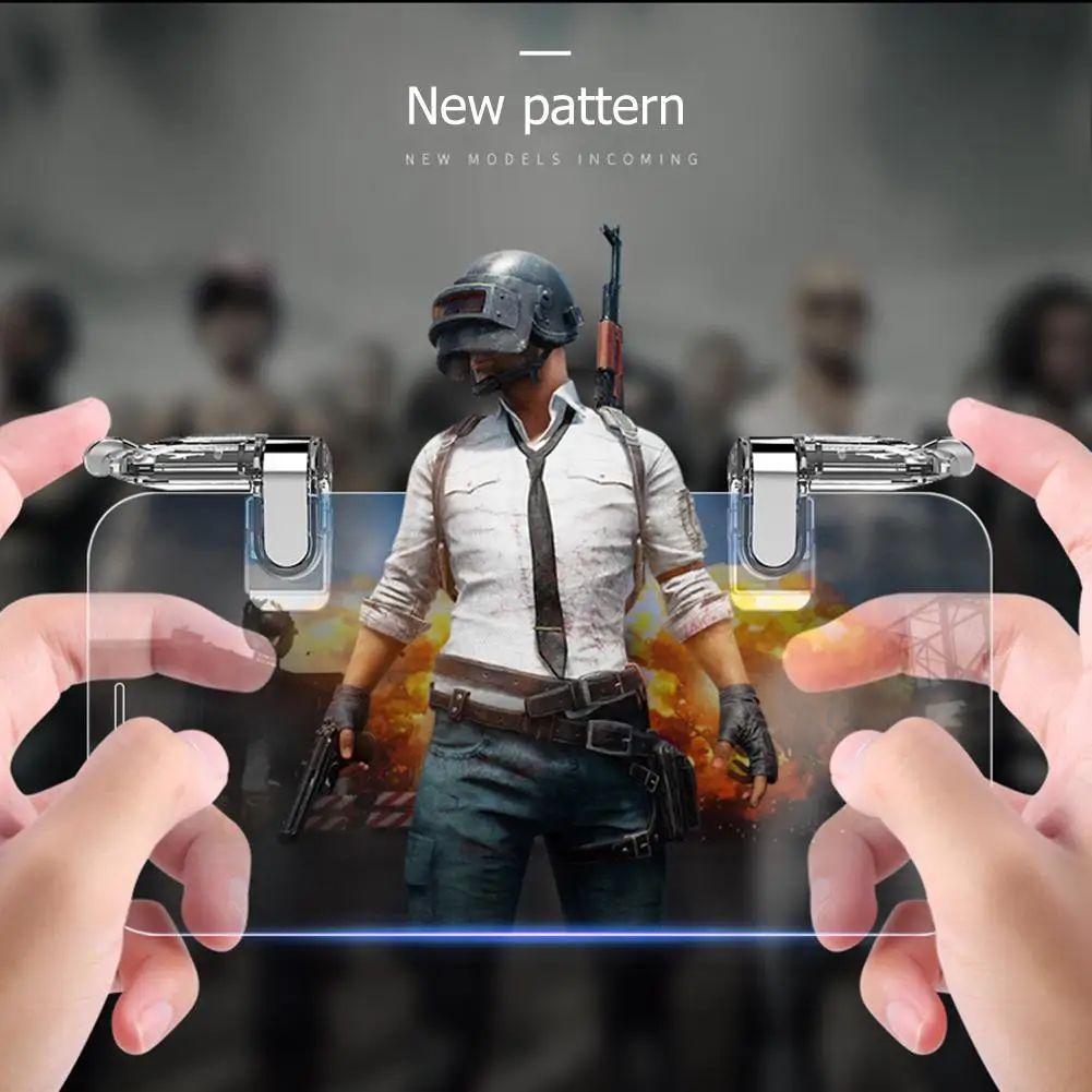 2pcs Mobile Phone Gaming Grip Trigger for PUBG Game Holder Fire Button Game Controller Gamepad Joystick Gaming Accessories
2pcs Mobile Phone Gaming Grip Trigger for PUBG Game Holder Fire Button Game Controller Gamepad Joystick Gaming Accessories