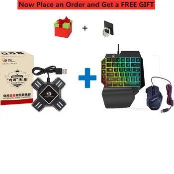 PUBG Mobile Gamepad Controller Gaming Keyboard Mouse Converter For Android Phone to PC Bluetooth Adapter Plug and Play
PUBG Mobile Gamepad Controller Gaming Keyboard Mouse Converter For Android Phone to PC Bluetooth Adapter Plug and Play