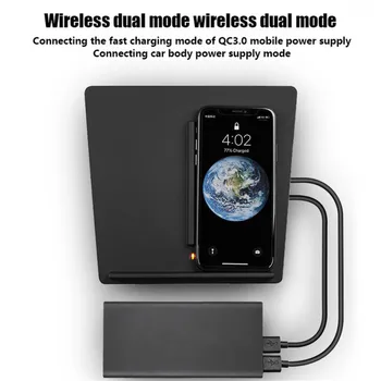 For Tesla Applicable Car Wireless Charger Dual USB Ports Support Charge Two Phones Simultaneously Used Anti-slip Material
For Tesla Applicable Car Wireless Charger Dual USB Ports Support Charge Two Phones Simultaneously Used Anti-slip Material