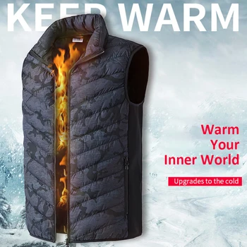 Men Women Electric Heated Vest Winter Thermal Warm Heating Vest Camouflage Heated Jacket Fishing Big Size Waistcoat
Men Women Electric Heated Vest Winter Thermal Warm Heating Vest Camouflage Heated Jacket Fishing Big Size Waistcoat