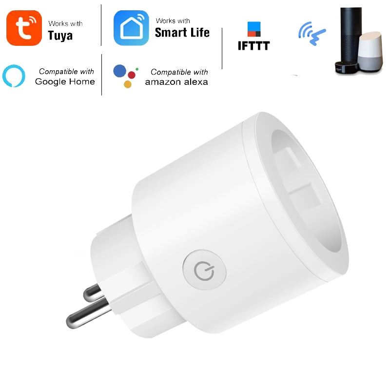 Mini 16A EU Smart Wifi Plug with Power Monitor Socket Outlet Works with Google Home Alexa IFTTT Voice Control
Mini 16A EU Smart Wifi Plug with Power Monitor Socket Outlet Works with Google Home Alexa IFTTT Voice Control
