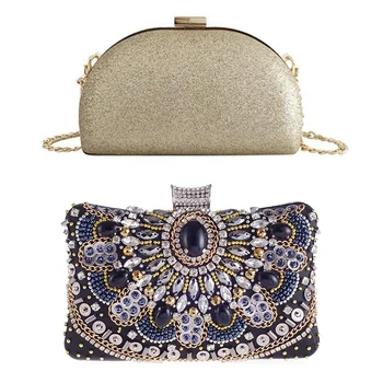 Women Evening Clutch Bag Ladies Diamond Crystal Day with Chain & Wave Evening Dinner Bag Shell Bright Face Gold 
Women Evening Clutch Bag Ladies Diamond Crystal Day with Chain & Wave Evening Dinner Bag Shell Bright Face Gold