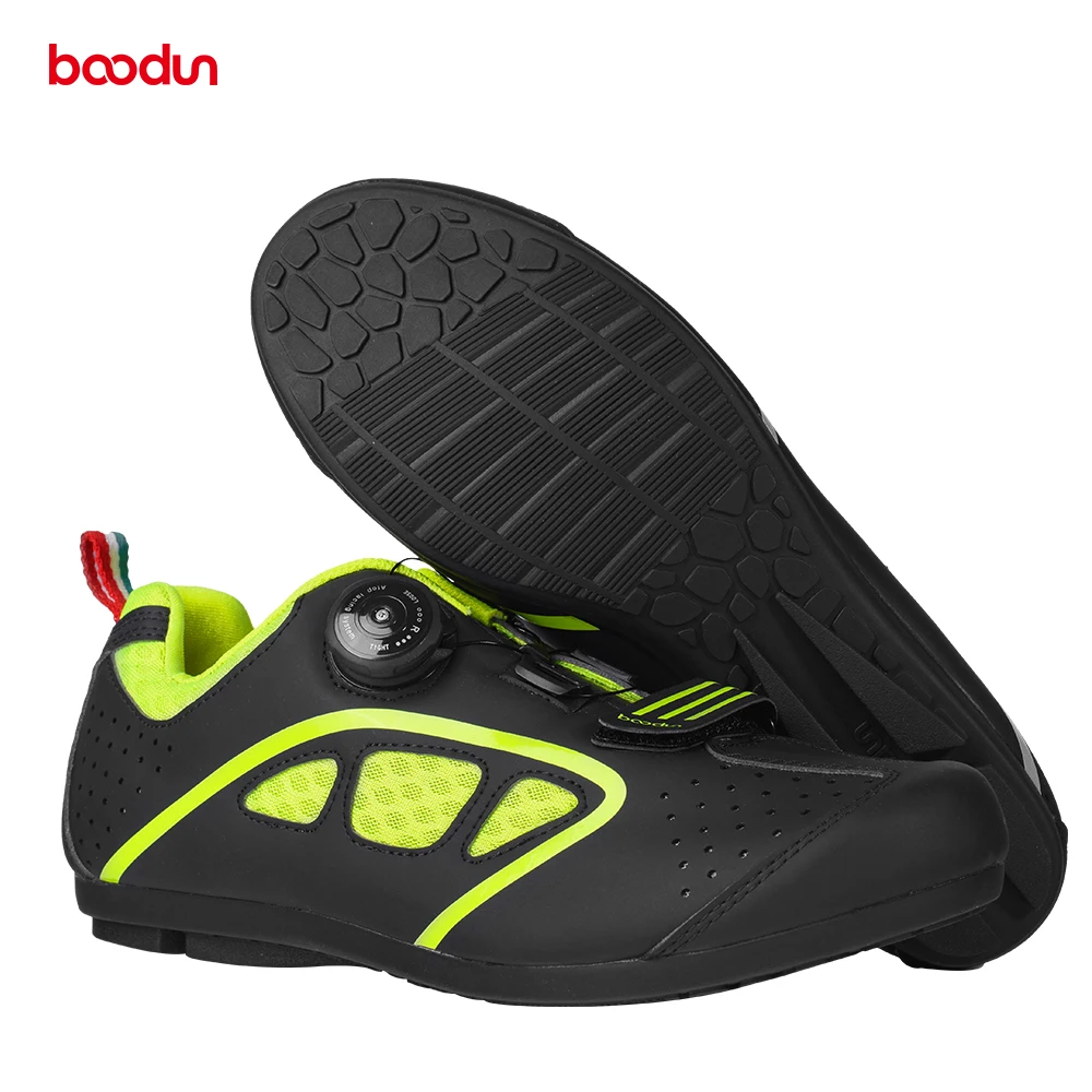 

Boodun new No-lock Rotating non-slip shock-absorbing MTB Road Bike Shoes Breathable Leisure cycling Sport Sneakers bike Shoes