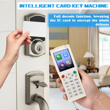 iCopy 5 Handheld Key Machine Full Decode Function Intelligent Card Key Machine RFI-D NFC Copier IC/I-D Reader Writer Duplicator
iCopy 5 Handheld Key Machine Full Decode Function Intelligent Card Key Machine RFI-D NFC Copier IC/I-D Reader Writer Duplicator