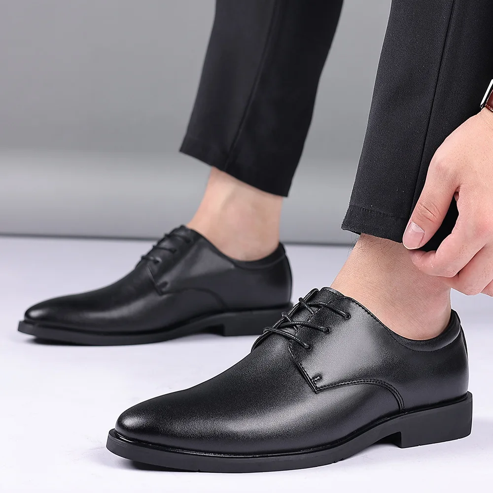 Men Leather Shoes Casual Top Quality Oxfords Men Genuine Leather Dress Shoes Business Formal Shoe Plus Size Wedding 38-48
Men Leather Shoes Casual Top Quality Oxfords Men Genuine Leather Dress Shoes Business Formal Shoe Plus Size Wedding 38-48