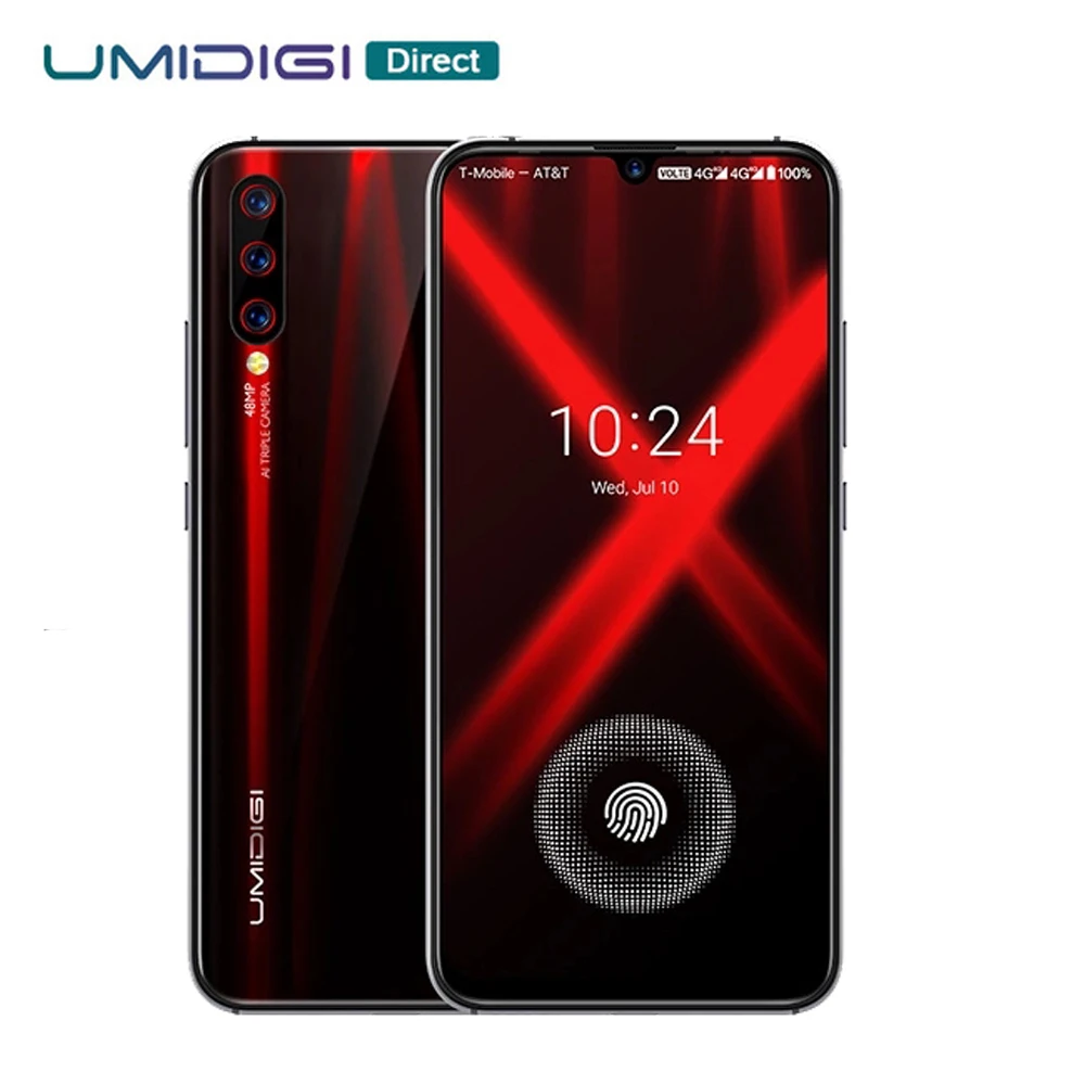 

UMIDIGI X Global Version In-screen Fingerprint 128GB 4GB Octa Core Moblie Phone 48MP Triple Back Camera 4150mAh NFC Cellphone