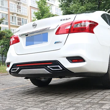 For Sentra Rear Spoiler ABS Rear Bumper Diffuser Bumpers Protector for Nissan Sentra Body Kit Bumper Rear Lip Rear Spoiler 2016
For Sentra Rear Spoiler ABS Rear Bumper Diffuser Bumpers Protector for Nissan Sentra Body Kit Bumper Rear Lip Rear Spoiler 2016