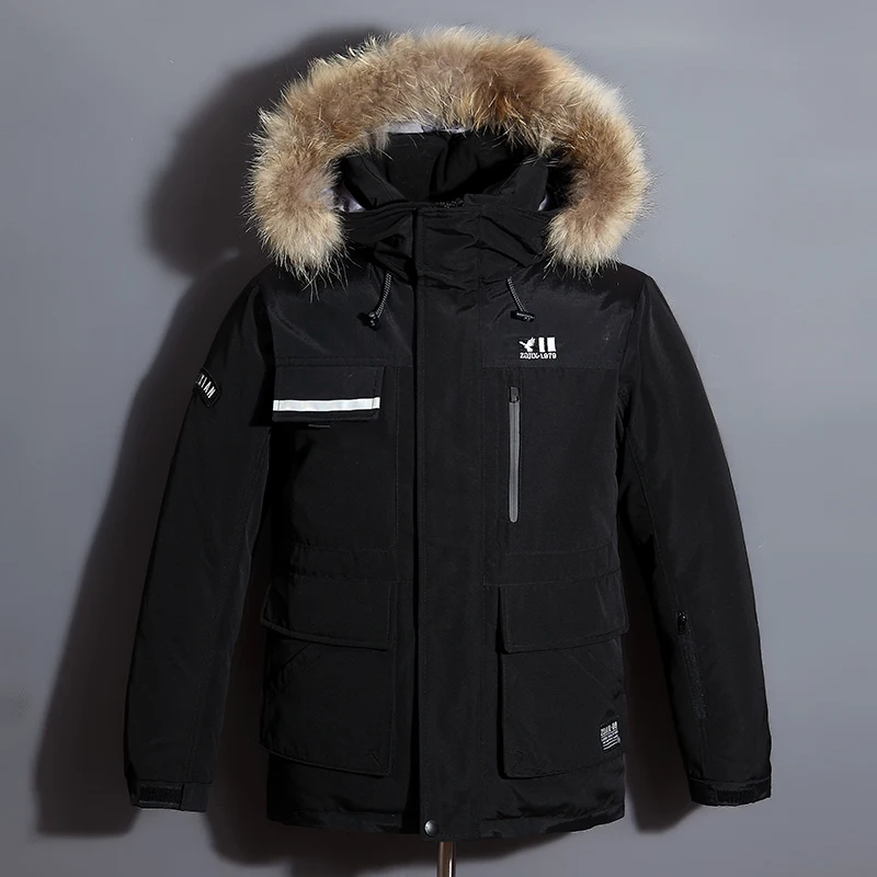 Nice Fashion Winter Pop 91% White Duck Down Jackets Men Warm Coat Parka Thickening Coat Men For Winter Luxury Fur Hooded
Nice Fashion Winter Pop 91% White Duck Down Jackets Men Warm Coat Parka Thickening Coat Men For Winter Luxury Fur Hooded