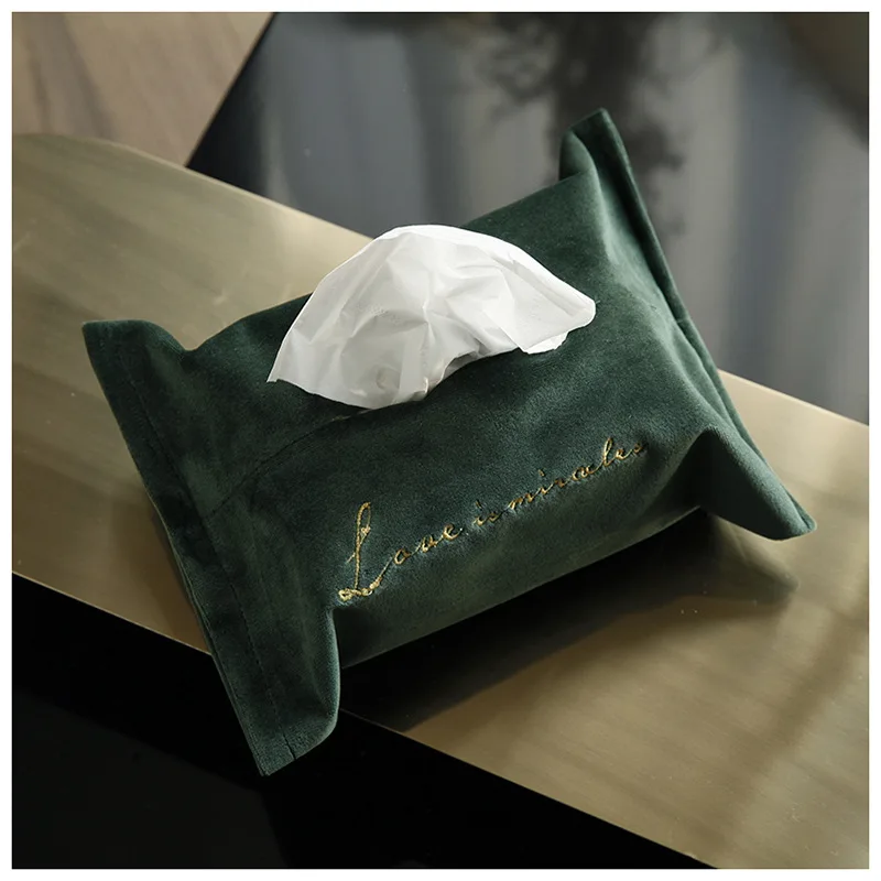 European Style Embroidery Velvet Tissue Box Pumping Fabric Napkin Paper Box For Kitchen Car Household Toilet Tissue Case Bag
European Style Embroidery Velvet Tissue Box Pumping Fabric Napkin Paper Box For Kitchen Car Household Toilet Tissue Case Bag