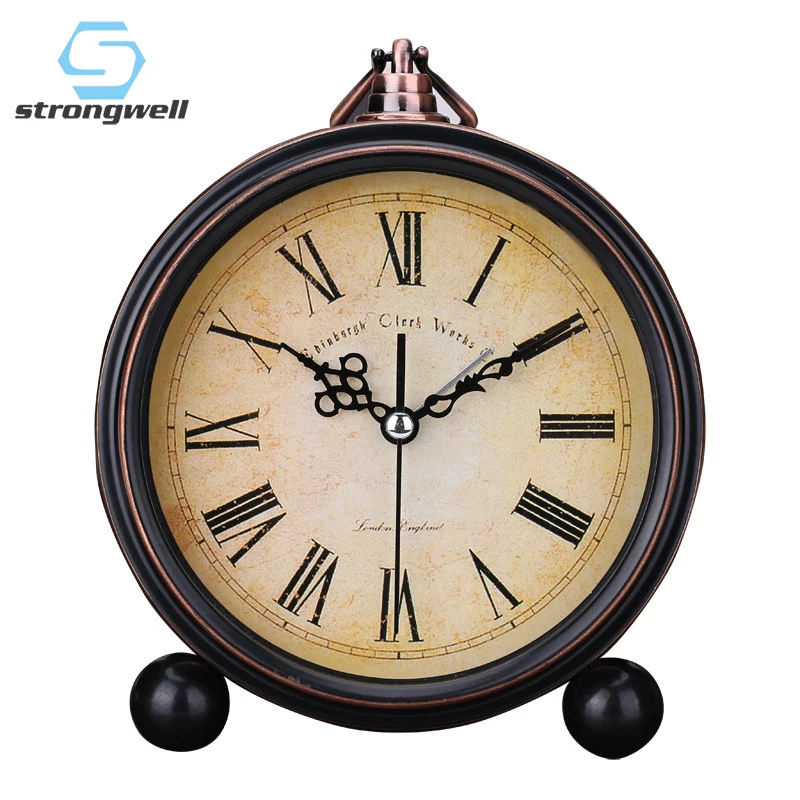 Strongwell European Round Alarm Clock Retro Table Stand Silent Quartz Clock Simple Bedside Digital Bell Home Children
Strongwell European Round Alarm Clock Retro Table Stand Silent Quartz Clock Simple Bedside Digital Bell Home Children