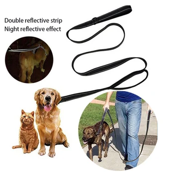 1.5M Length Reflective Padded Dog Leash with 2 Handle Loops Durable Pet Training Leash for Small Medium Large Dog
1.5M Length Reflective Padded Dog Leash with 2 Handle Loops Durable Pet Training Leash for Small Medium Large Dog