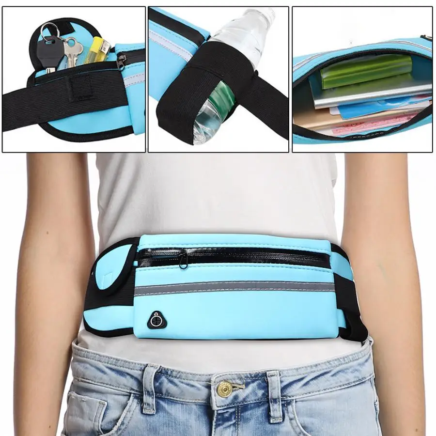 Travel Waist Pack，travel Pocket With Adjustable Belt Cute Piggy Collection Funny Running Lumbar Pack For Travel Outdoor Sports Walking
