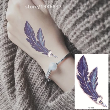 Nu-TATY Waterproof Temporary Tattoo Sticker 5 set Interesting style Popular net red sexy pattern blue feather bird feather
Nu-TATY Waterproof Temporary Tattoo Sticker 5 set Interesting style Popular net red sexy pattern blue feather bird feather