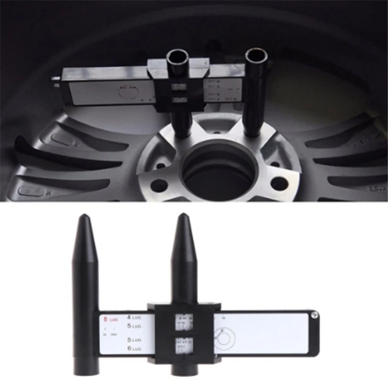 Hot Sale Wheel Rim Bolt Pattern Sliding PCD Measuring Tool Gauge Ruler 8 Holes PCD Ruler Lugs Hub Pitch Measurement Tool
Hot Sale Wheel Rim Bolt Pattern Sliding PCD Measuring Tool Gauge Ruler 8 Holes PCD Ruler Lugs Hub Pitch Measurement Tool