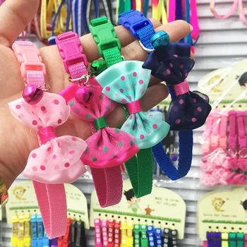 Puppy Dog Pet Cat Bowtie Collar Adjustable Nylon Strap Pet Collar with Bow Tie and Little Bell Doggy Kitten Collar 1.0cm 19-32cm
Puppy Dog Pet Cat Bowtie Collar Adjustable Nylon Strap Pet Collar with Bow Tie and Little Bell Doggy Kitten Collar 1.0cm 19-32cm