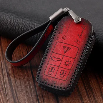 Leather Car Key Case For Volvo S80 S60 V50 V70 XC70 XC90 5 Button Remote Fob Shell Cover Keychain Protector Bag Auto Accessories
Leather Car Key Case For Volvo S80 S60 V50 V70 XC70 XC90 5 Button Remote Fob Shell Cover Keychain Protector Bag Auto Accessories