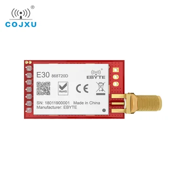 SI4463 868MHz ebyte E30-868T20D Transmitter rf Module Long Range 868MHz UART IOT Serial Port Wireless rf Module Circuit
SI4463 868MHz ebyte E30-868T20D Transmitter rf Module Long Range 868MHz UART IOT Serial Port Wireless rf Module Circuit