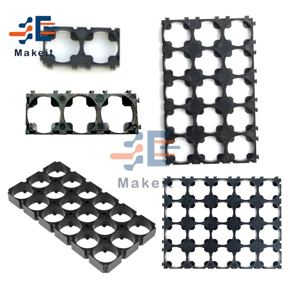 18650 Battery Holder 1X2 1X3 3X5 3x6 4x5 Cell Spacer Holder 18650 Lithium Battery Plastic Rack Batteries Radiating Shell
18650 Battery Holder 1X2 1X3 3X5 3x6 4x5 Cell Spacer Holder 18650 Lithium Battery Plastic Rack Batteries Radiating Shell