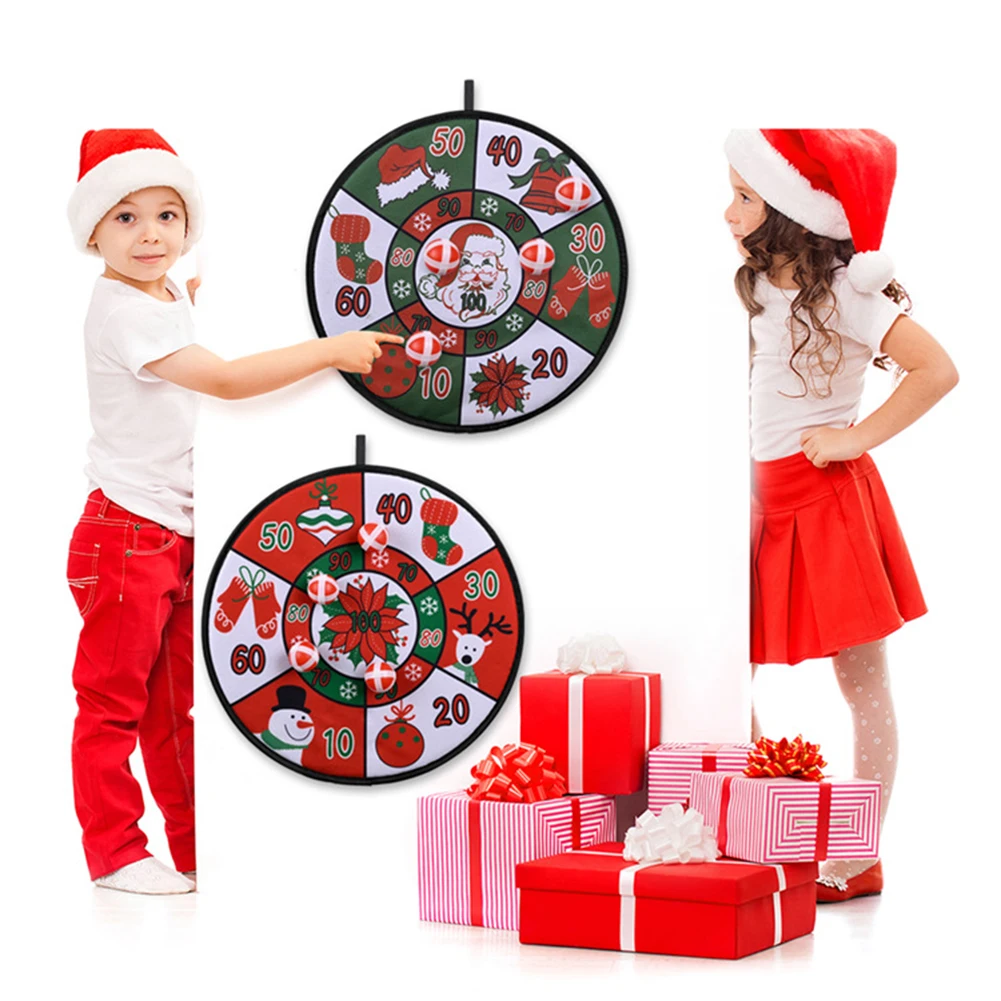 Creative Christmas Dart Board Toy Party Interactive Game with 4pcs Sticky Balls Xmas Decoration for home Navidad 2020 Xmas Gift
Creative Christmas Dart Board Toy Party Interactive Game with 4pcs Sticky Balls Xmas Decoration for home Navidad 2020 Xmas Gift