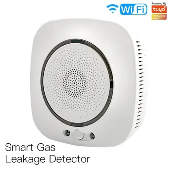 WiFi Smart Gas Leakage Fire Security Detector Gas Combustible Alarm Sensor Smart Life Tuya App Control Home Security System
WiFi Smart Gas Leakage Fire Security Detector Gas Combustible Alarm Sensor Smart Life Tuya App Control Home Security System