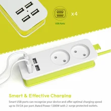 EU Travel Power Strip 1/2/3 AC Outlets 4 USB with 1.5M Cord Extension Socket Wall Multiple Socket Portable Overload Protection
EU Travel Power Strip 1/2/3 AC Outlets 4 USB with 1.5M Cord Extension Socket Wall Multiple Socket Portable Overload Protection