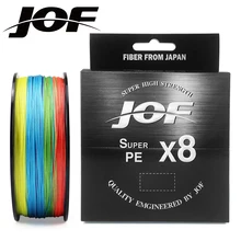 JOF X8 Braided Fishing Line 500M 300M 150M 8 Strands Wide Angle Tech Multifilament Braid PE Line Saltwater 15-100LB 
JOF X8 Braided Fishing Line 500M 300M 150M 8 Strands Wide Angle Tech Multifilament Braid PE Line Saltwater 15-100LB