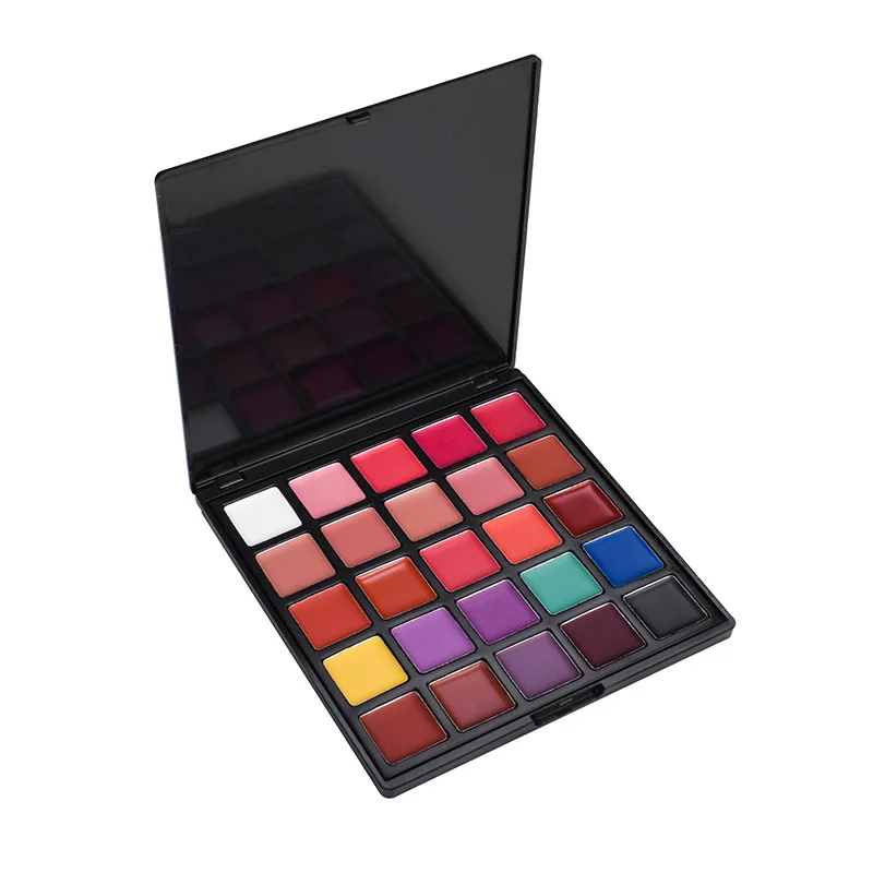Professional 25 Color Matte Lip Gloss Lipstick Cosmetic Makeup Palette Set Long Lasting Lip Color Mini Plate for Makeup Artist
Professional 25 Color Matte Lip Gloss Lipstick Cosmetic Makeup Palette Set Long Lasting Lip Color Mini Plate for Makeup Artist