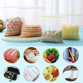 50 PCS Food Storage Bags Jewelry Candy Food Package Fresh-keep Dustproof Plastic Sealed Clear PE Zipper Bag Transparent Large #
50 PCS Food Storage Bags Jewelry Candy Food Package Fresh-keep Dustproof Plastic Sealed Clear PE Zipper Bag Transparent Large #