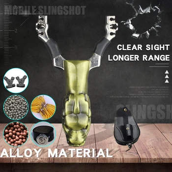 Big Power Alloy Slingshot Rubber Band Catapult Traditional Outdoor Hunting Shooting Ammo Bag Professional Fast Bow Sling Shot
Big Power Alloy Slingshot Rubber Band Catapult Traditional Outdoor Hunting Shooting Ammo Bag Professional Fast Bow Sling Shot