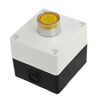 DC 24V Yellow Indicator Light NO Momentary Push Button Switch Station AC 240V 3A
DC 24V Yellow Indicator Light NO Momentary Push Button Switch Station AC 240V 3A