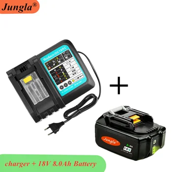 BL1860 18v 8000mAh Rechargeable Li-Ion Battery with DC18RCT Battery Charger for MAKITA BL1860 BL1850 BL1830 Power Tools Cell
BL1860 18v 8000mAh Rechargeable Li-Ion Battery with DC18RCT Battery Charger for MAKITA BL1860 BL1850 BL1830 Power Tools Cell