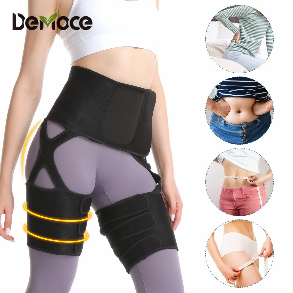 3 in 1 Waist Thigh Support Brace Belt Women High Waist Thigh Trimmer Slimming Leg Body Shapers Butt Lifter Workout Shapewear
3 in 1 Waist Thigh Support Brace Belt Women High Waist Thigh Trimmer Slimming Leg Body Shapers Butt Lifter Workout Shapewear