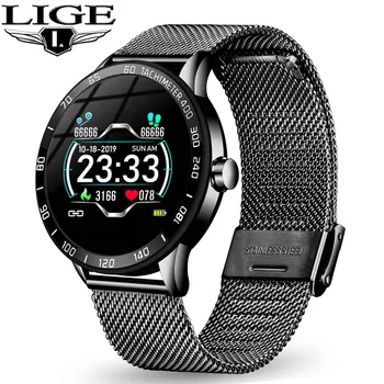 LIGE New OLED Color Screen Smartwatch Men Heart Rate Blood Pressure Monitoring Sports Waterproof Smart Watch For Android iOS
LIGE New OLED Color Screen Smartwatch Men Heart Rate Blood Pressure Monitoring Sports Waterproof Smart Watch For Android iOS
