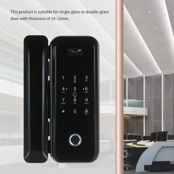 Electronic Fingerprint Lock for Glass Door Intelligent Password Lock Unlocked by Remote Control Sensor Card for Office Factory
Electronic Fingerprint Lock for Glass Door Intelligent Password Lock Unlocked by Remote Control Sensor Card for Office Factory