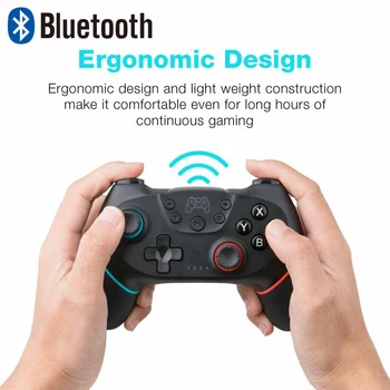 For Nintend Switch Pro NS-Switch Pro Game Console Gamepad Wireless-Bluetooth Gamepad Game Joystick Controller with 6-Axis Handle
For Nintend Switch Pro NS-Switch Pro Game Console Gamepad Wireless-Bluetooth Gamepad Game Joystick Controller with 6-Axis Handle