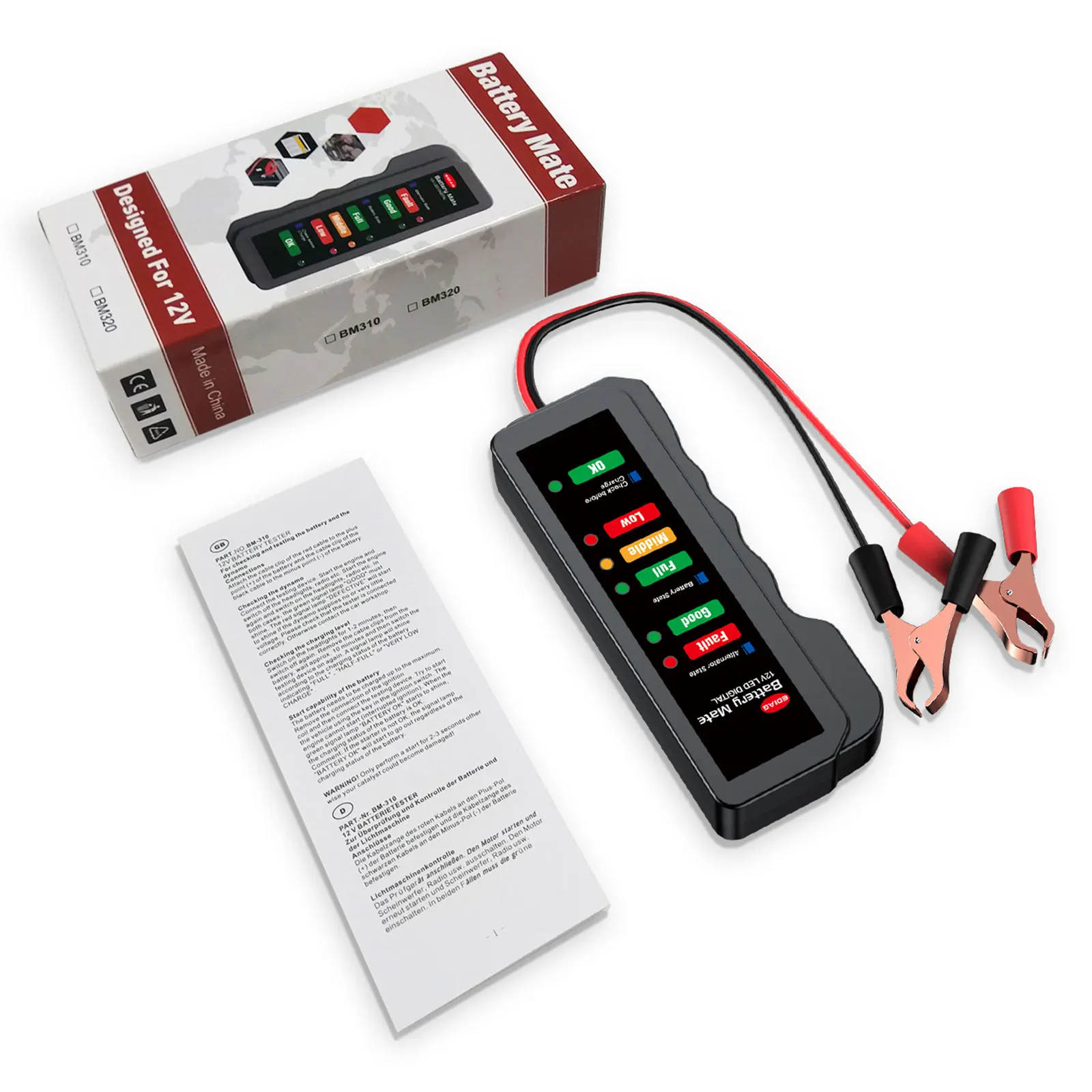 Mini 12V Car Battery Tester Digital Alternator Tester 6 LED Lights Display Car Diagnostic Tool Auto Battery Tester For Car
Mini 12V Car Battery Tester Digital Alternator Tester 6 LED Lights Display Car Diagnostic Tool Auto Battery Tester For Car