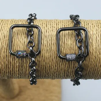 7.5inch 5pcs/lot New style bracelet,fashion cubic zircon clasp charm component, handmade diy bracelet jewelry cheap
7.5inch 5pcs/lot New style bracelet,fashion cubic zircon clasp charm component, handmade diy bracelet jewelry cheap