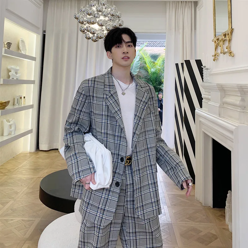 2020 Spring And Autumn New Homemade Retro Plaid No Split Small Suit Fashion Casual Loose Wild Jacket Coat Blue / Pink M-XL
2020 Spring And Autumn New Homemade Retro Plaid No Split Small Suit Fashion Casual Loose Wild Jacket Coat Blue / Pink M-XL