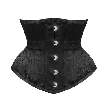 Waist trainer Gothic Underbust Corset Black Waist Cincher Steampunk Bustiers Top Workout Shape Body Sexy Lingerie Slimming Belt
Waist trainer Gothic Underbust Corset Black Waist Cincher Steampunk Bustiers Top Workout Shape Body Sexy Lingerie Slimming Belt