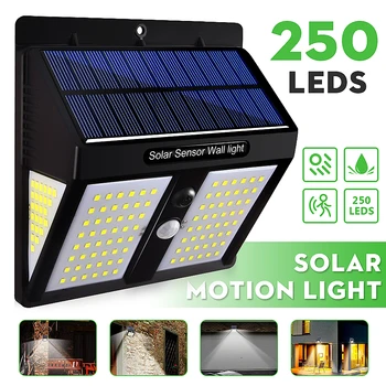 250 LED Solar Light Outdoor Waterproof PIR Motion Sensor Solar Led Light Outdoor Solar Lamps Garden Light Street lights
250 LED Solar Light Outdoor Waterproof PIR Motion Sensor Solar Led Light Outdoor Solar Lamps Garden Light Street lights