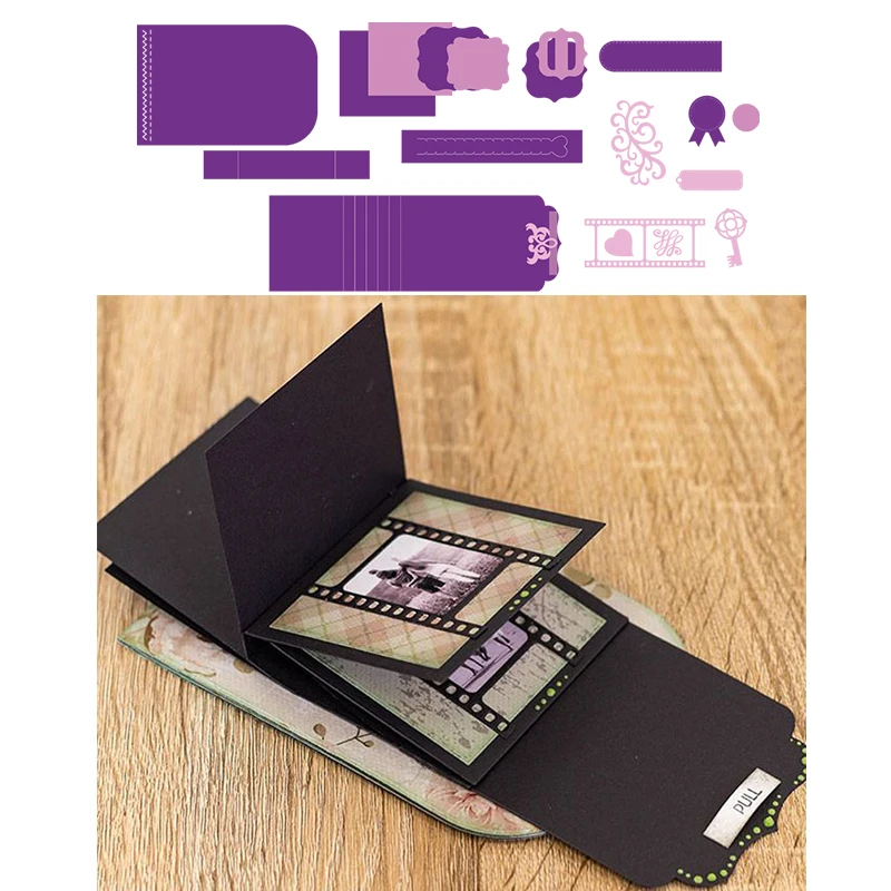 Creative Can Make Page Turning Booklet Metal Cutting Dies Popular Pattern Key Lace Frame For DIY Scrapbooking Paper Cards Crafts
Creative Can Make Page Turning Booklet Metal Cutting Dies Popular Pattern Key Lace Frame For DIY Scrapbooking Paper Cards Crafts