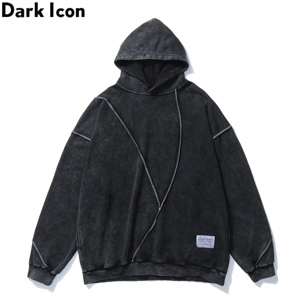 Dark Icon Patchwork Washing Material Hoodie Men Pullover Basic Men's Sweatshirts Oversize Hooded Man
Dark Icon Patchwork Washing Material Hoodie Men Pullover Basic Men's Sweatshirts Oversize Hooded Man