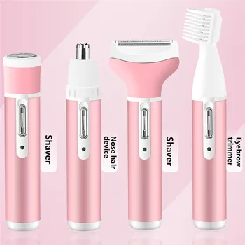 4 In 1 Epilator Ladies Epilator Eyebrow Trimmer Nose Ear Trimmer Epilator Facial Epilator Bikini Female Hair Trimmer Pink set 
4 In 1 Epilator Ladies Epilator Eyebrow Trimmer Nose Ear Trimmer Epilator Facial Epilator Bikini Female Hair Trimmer Pink set