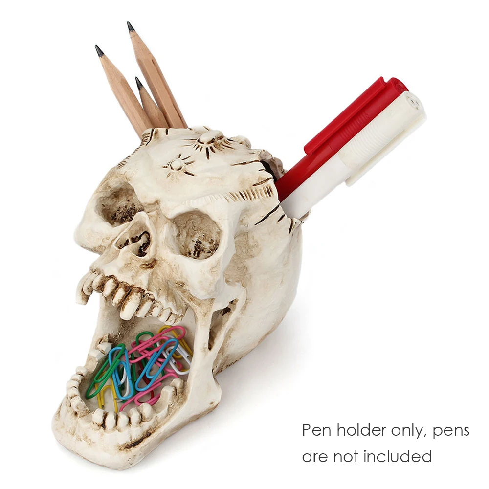 Office Desktop Storage Box Stationery Organizer Horrible Spiked Skull Face Pen Holder Cup Scared Halloween Decoration Gift
Office Desktop Storage Box Stationery Organizer Horrible Spiked Skull Face Pen Holder Cup Scared Halloween Decoration Gift