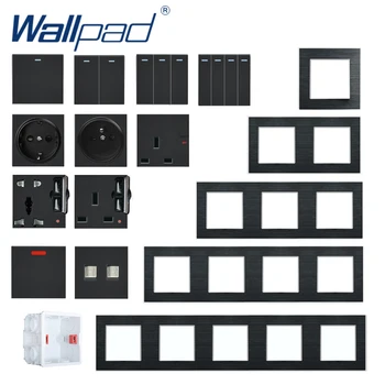 DIY Metal Wall Socket Button Switch Electrical Outlet Brushed Metal Frame PC Function Key Free Combination S6 Series Wallpad
DIY Metal Wall Socket Button Switch Electrical Outlet Brushed Metal Frame PC Function Key Free Combination S6 Series Wallpad