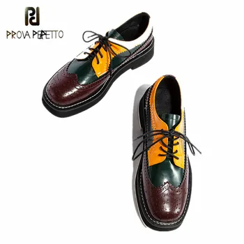 Prova Perfetto Leisure Street Style Mixed Colors Women Vulcanized Shoes Lightweight Round Toe Lace-Up Thick Bottom Casual Shoes
Prova Perfetto Leisure Street Style Mixed Colors Women Vulcanized Shoes Lightweight Round Toe Lace-Up Thick Bottom Casual Shoes