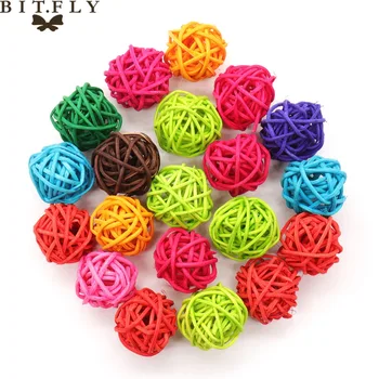 3cm 20pcs Mix color Rattan Ball diy Christmas Baby Shower Kids Birthday Wedding Home Table Decoration Kids Toys Photography 
3cm 20pcs Mix color Rattan Ball diy Christmas Baby Shower Kids Birthday Wedding Home Table Decoration Kids Toys Photography