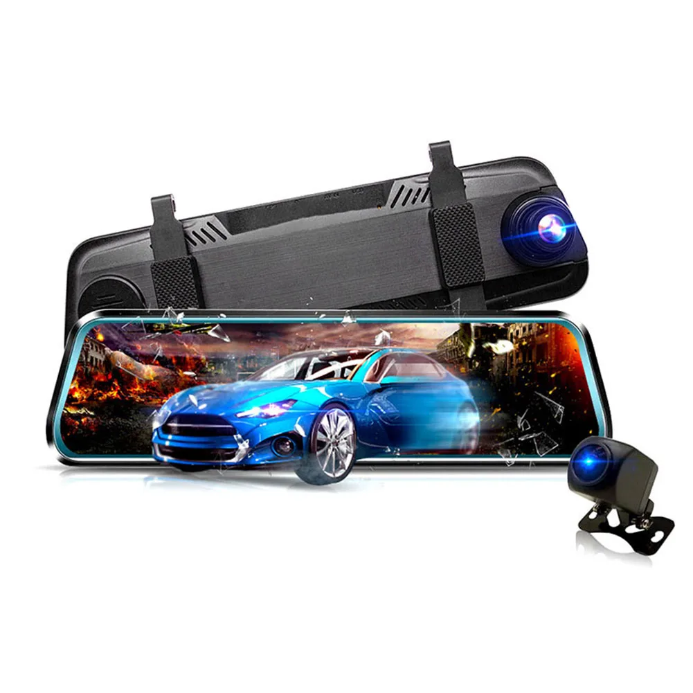 10in 1080P Duals Lens Car DVR Dash Cam High-definition Video Camera Recorder Rearview Mirror WIF66
10in 1080P Duals Lens Car DVR Dash Cam High-definition Video Camera Recorder Rearview Mirror WIF66